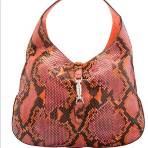 Authentic Gucci Jackie Python bag